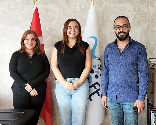 Mr. Fatih from our Altınyol oil construction industry company came to visit us.