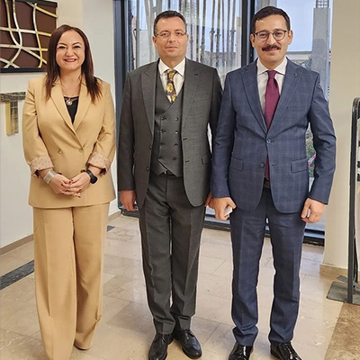 We met with Ahmet Şimşek, Head of Development Agencies Coordination Department, and Burhan Akyılmaz, Secretary General of İpekyolu Development Agency.