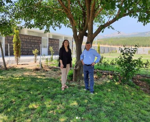We met with Kemal Belpınar, Head of Nurdağı Chamber of Agriculture, at her place