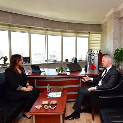 Our esteemed governor Davut Gül visited us