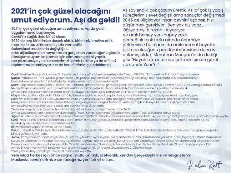 NLK SOFT NEW YEAR MESSAGE