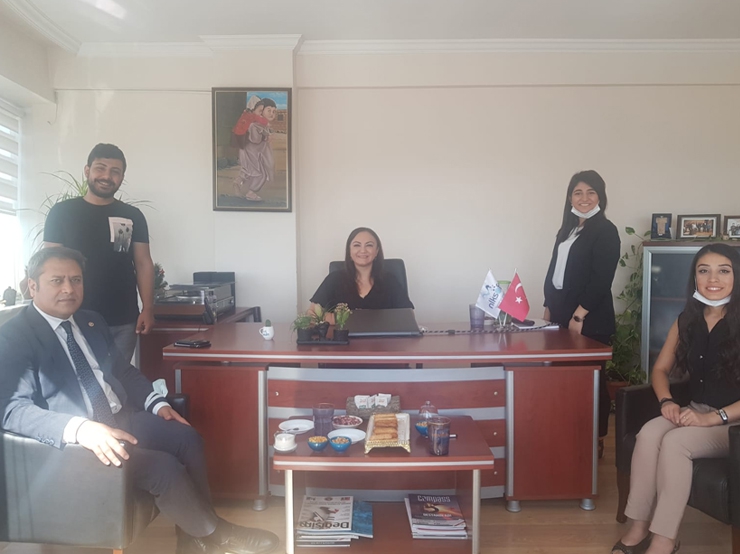 Gaziantep Deputy, Parliament's Chief of Administration Mr. Ali Şahin visited nlksoft.