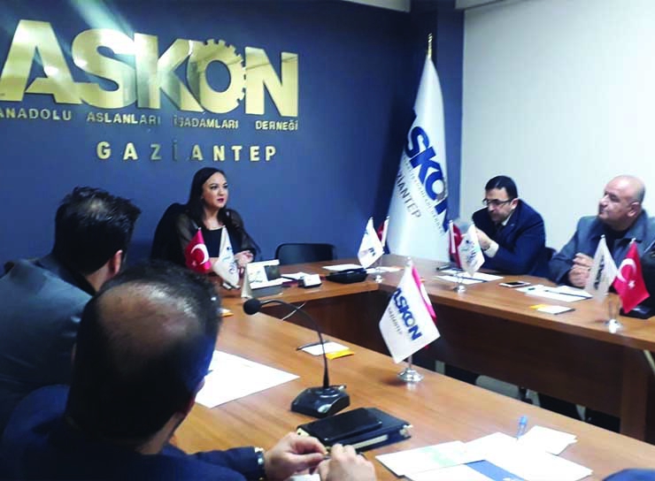 On January 21, 2020, at 18.30, Special 'E-Commerce and E-Export' Training was given to the Members of the Askon Anatolian Lions Businessmen Association Gaziantep Branch with the participation of our Chairman of the Board, Nalan KURT.