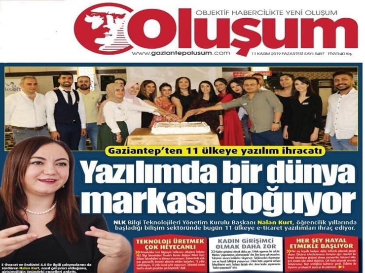 Nlksoft published in the newspaper Olumum with the title 