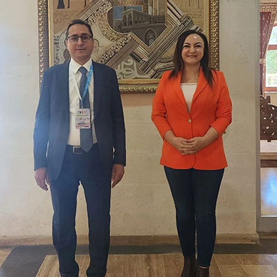 We met with Mr. Yıldırım Bayar, Head of Smart Cities Department of the Ministry of Environment, Urbanization and Climate Change, at Anadolu Bilişim Meetings