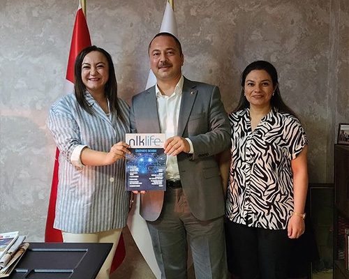 Nizip Commodity Exchange General Secretary Eray Ölçal and his esteemed wife Nafiye visited us.