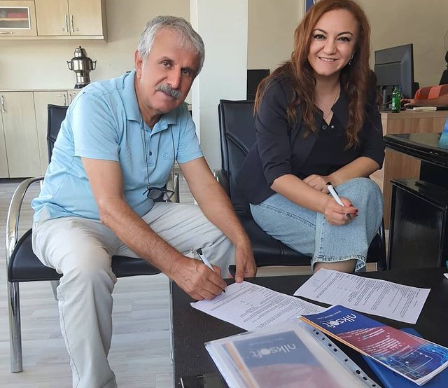 We signed a discount protocol for the Federation with the President of the Southeastern Anatolia Journalists Federation, Mr. Mehmet Çelik.