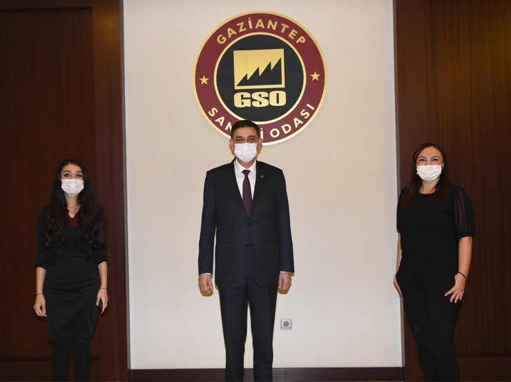 Our Chairman of the Board of Directors, Nalan Kurt, visited the President of Gaziantep Chamber of Industry, Mr. Adnan Ünverdi.