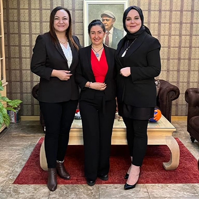Today, we met with our beloved President Gamze Aşnuk, Chairman of the Board of Directors of GİKAD and Deputy Chairman of the Board of MB Holding.