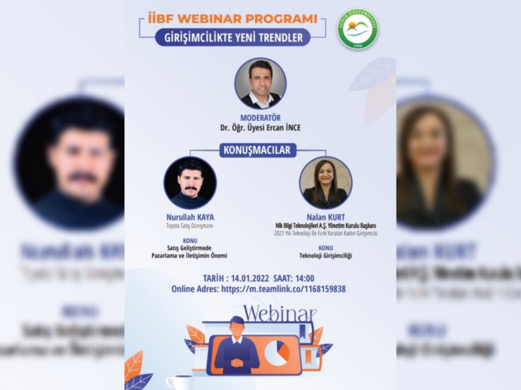 We were guests of the Iğdır University FEAS Program New Trends in Entrepreneurship Webinar!
