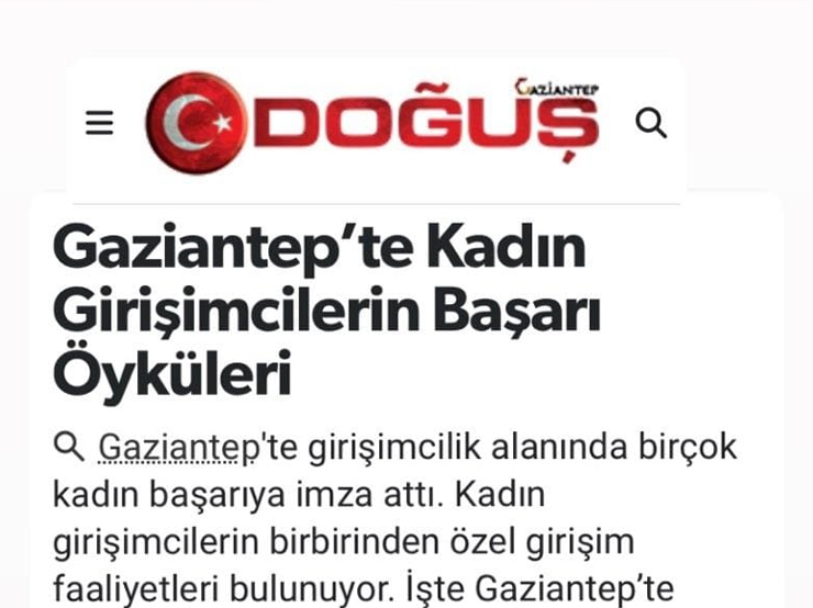 Success Stories of Women Entrepreneurs in Gaziantep