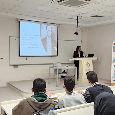 Nalan Kurt, Chairman of the Board of Directors, T.C. Presidency Human Resources Visited Hasan Kalyoncu University
