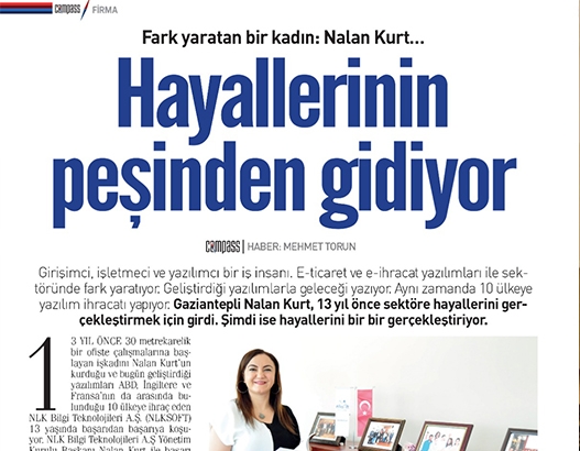 Pusula Newspaper A Woman Who Makes a Difference